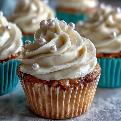 Cancer birthday cupcakes topped with elegant pearl fondant, capturing zodiac charm.