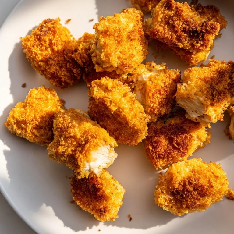 Plump, juicy Chicken Nuggets, offering a delicious and satisfying bite with every crispy, golden piece.