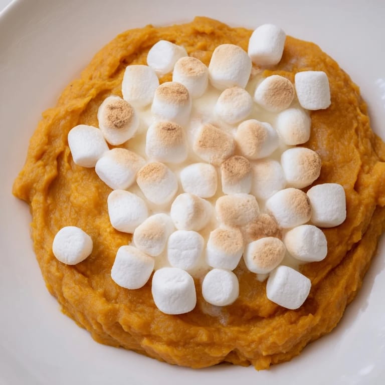 Warm and creamy sweet potato casserole, perfect comfort food for family gatherings.