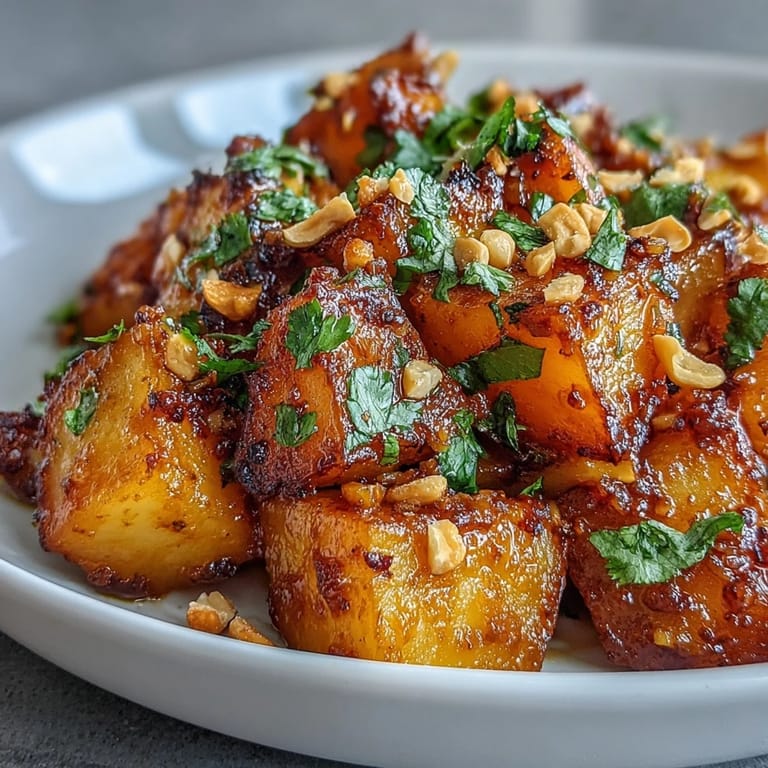 Curried Celeriac served hot in a rustic bowl, ideal for a cozy weeknight dinner.